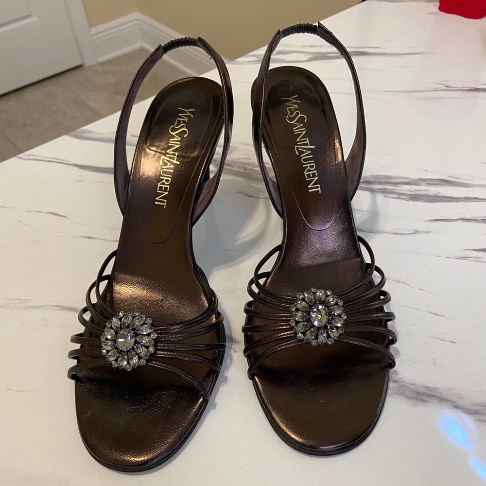 Authentic ysl kitten heels